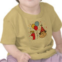 Monkey Face First Birthday t-shirts by Kewlkids Monkey Face First Birthday t-shirts