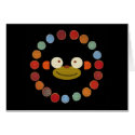 Monkey Face Greeting Card by BitsOfWhimsy Monkey Face Greeting Card