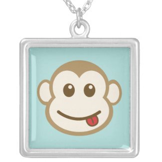 Monkey Face Necklace