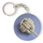 Monkey fist knot key chain keychains