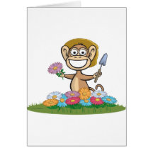 Monkey Flower Gardener Card