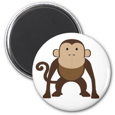 Monkey Fridge Magnets