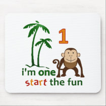 Monkey Fun One mousepads