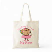 Monkey Future Big Sister Canvas Bag