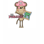 Monkey Girl Pirate Tshirts and Gifts