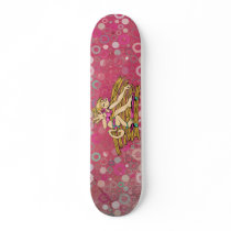 Monkey Girl Skateboard by ZazzIt Monkey Girl Skateboard
