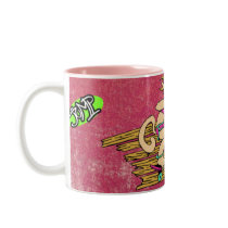 Monkey Girl Skateboarding Gear Coffee Mugs