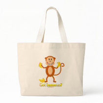 Monkey - Got bananas? totebag