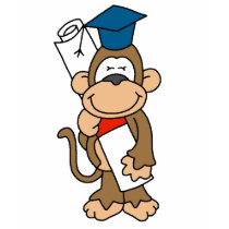 Monkey Graduate Tshirts and Gifts