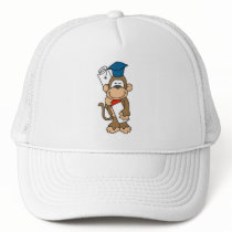 Monkey Graduate Tshirts and Gifts hats
