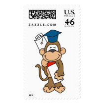 Monkey Graduate Tshirts and Gifts postage