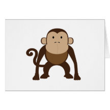 Monkey Greeting Cards
