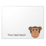 Monkey head cartoon notepad