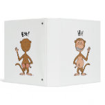 Monkey (hi/bye) vinyl binder