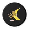 monkey hugging banana magnets