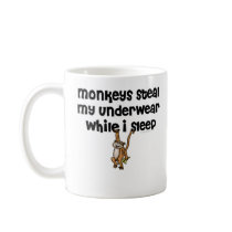 Monkey Humor Mug by ironydesign Monkey Humor Mug