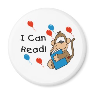 Monkey I Can Read magnet