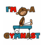 Monkey I'm a Gymnast T-shirts and Gifts