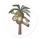 Monkey in Banana Tree stickers by toddlersplace Monkey in Banana Tree stickers