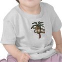 Monkey in Banana Tree t-shirts by toddlersplace Monkey in Banana Tree t-shirts