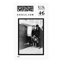 Monkey in Limo NYC 1912 postage by lc_vintagephotos Monkey in Limo NYC 1912 postage
