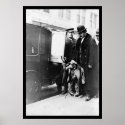 Monkey in Limo NYC 1912 posters