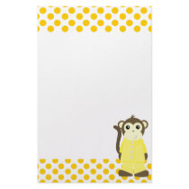 Monkey in Pajamas stationery by candystore Monkey in Pajamas stationery