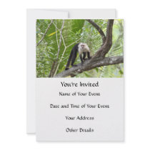 Monkey in the Jungle Personalized Invitation