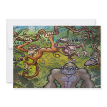 Monkey Invitation
