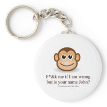 Monkey John (JPW) Keychain
