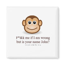 Monkey John Fridge Magnets