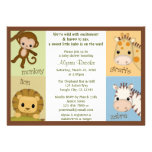 Monkey Jungle MONKEY Baby Shower invitation MJS