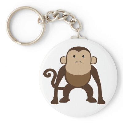 Monkey keychains