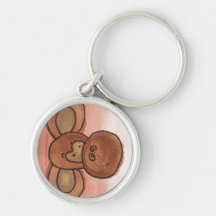 Monkey keychain