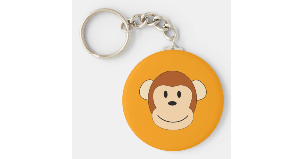monkey keychain Zazzle
