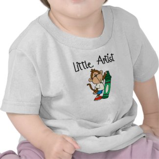 Monkey Little Artist Tshirts and Gifts shirt