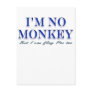 Monkey Love Fling Poo Funny Postcards