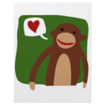 monkey love custom flyer
