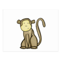 monkey love postcards