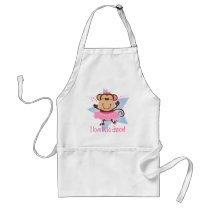 Monkey Love Tutu Dance Apron