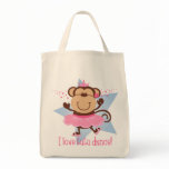 Monkey Love Tutu Dance Tote Bag
