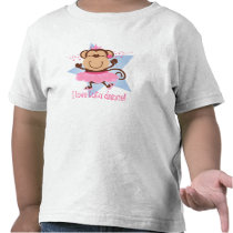Monkey Love Tutu Dance Tee Shirt