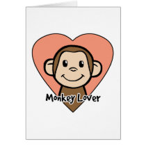 Monkey Lover Greeting Cards