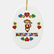 Monkey Lover Ornament