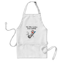 Monkey Loves Golfing aprons