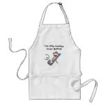Monkey Loves Golfing Aprons