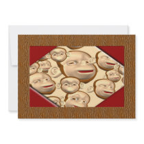 Monkey Madness Birthday Party Invitation