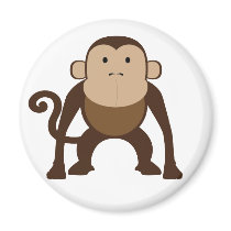 Monkey Fridge Magnets