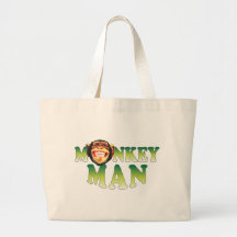 Monkey Man Tote Bag