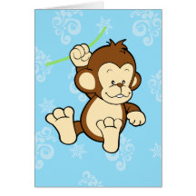 Monkey Note card